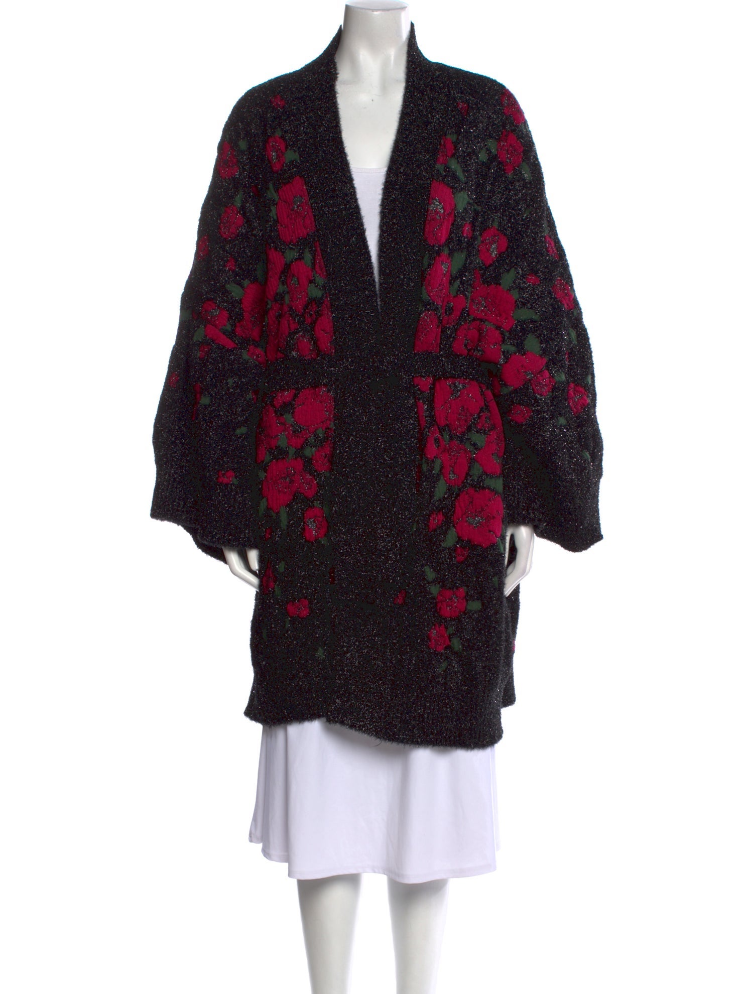 Kenzo Printed Plunge Neckline Sweater