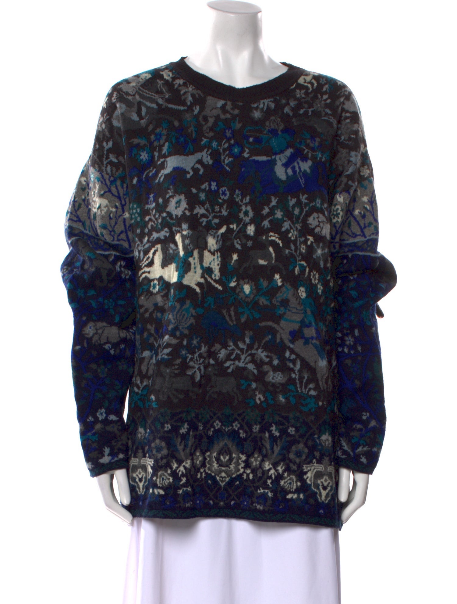 Kenzo Merino Wool Printed Sweater