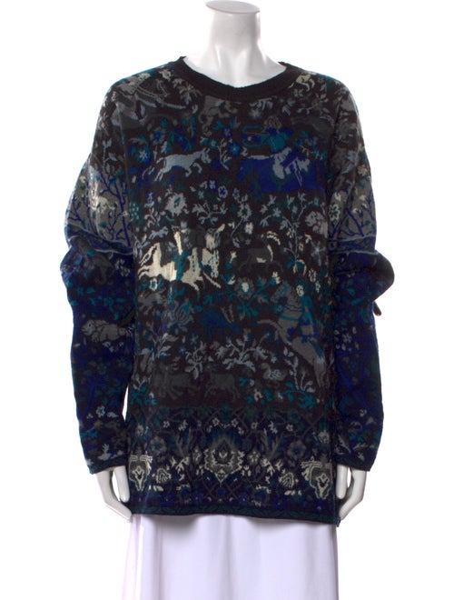 Kenzo Merino Wool Printed Sweater