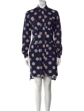 Kenzo Polka Dot Print Mini Dress
