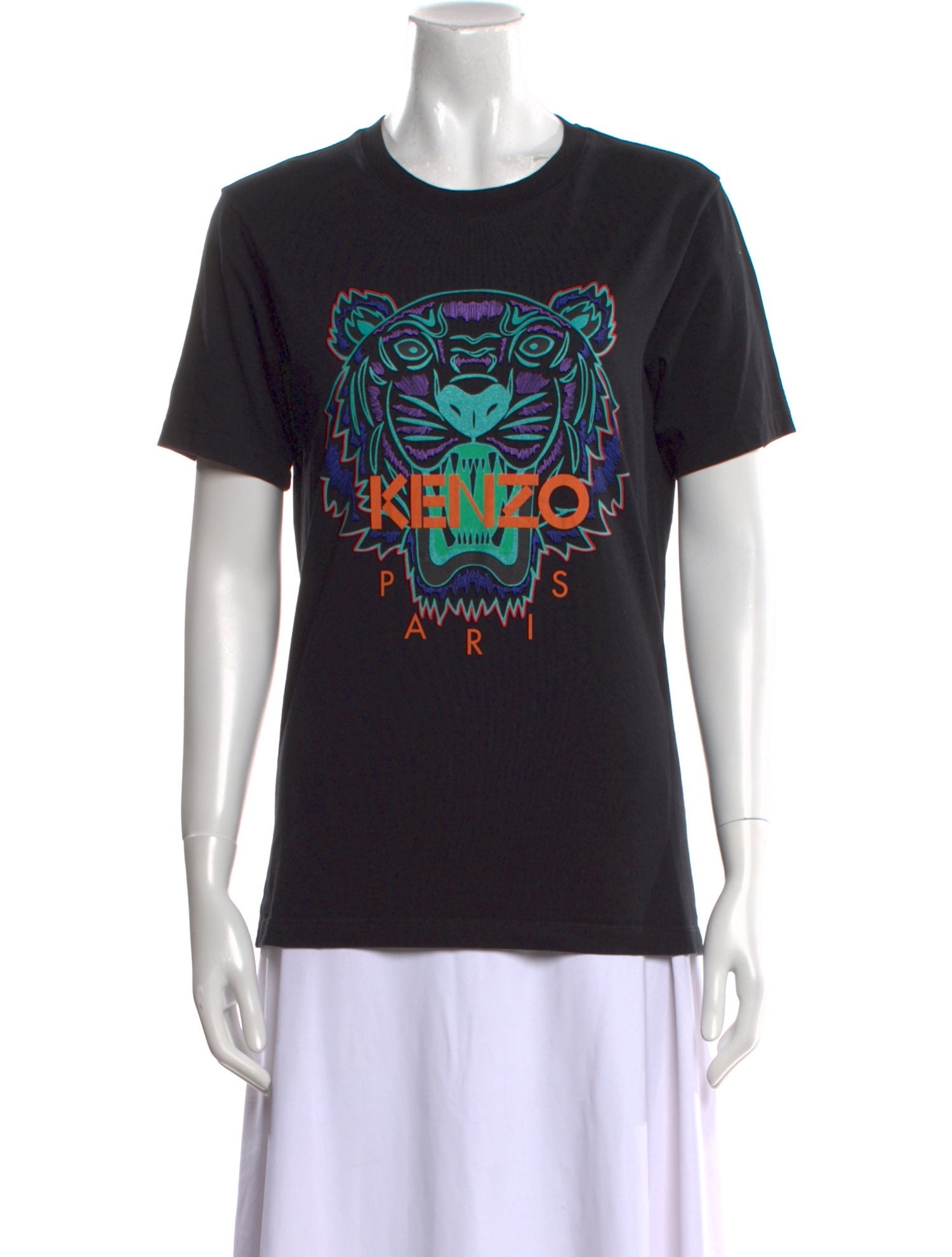 Kenzo Graphic Print Crew Neck T-Shirt