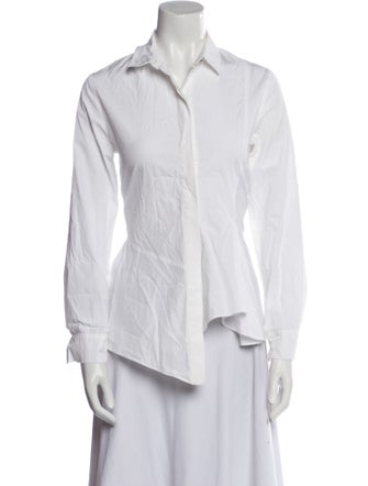 Kenzo Long Sleeve Button-Up Top