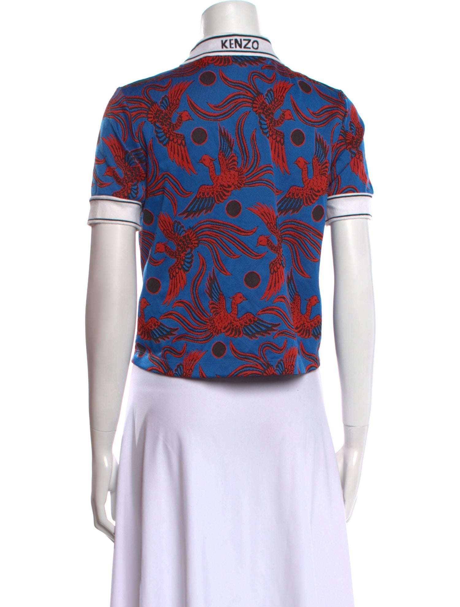Kenzo Printed Short Sleeve Polo