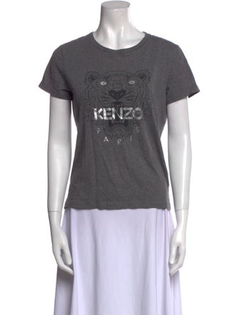 Kenzo Graphic Print Crew Neck T-Shirt