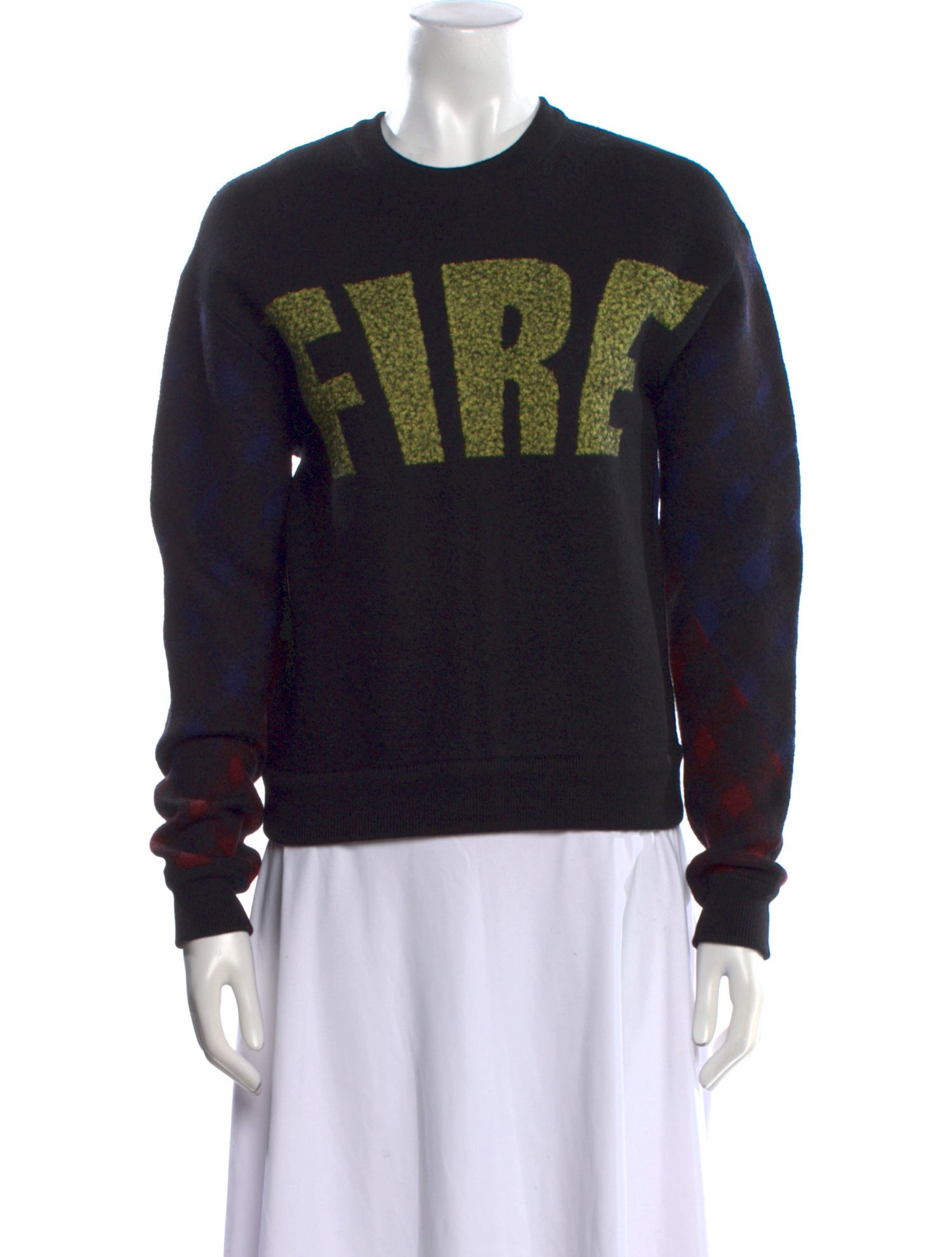 Kenzo Wool Graphic Print Sweatshirt