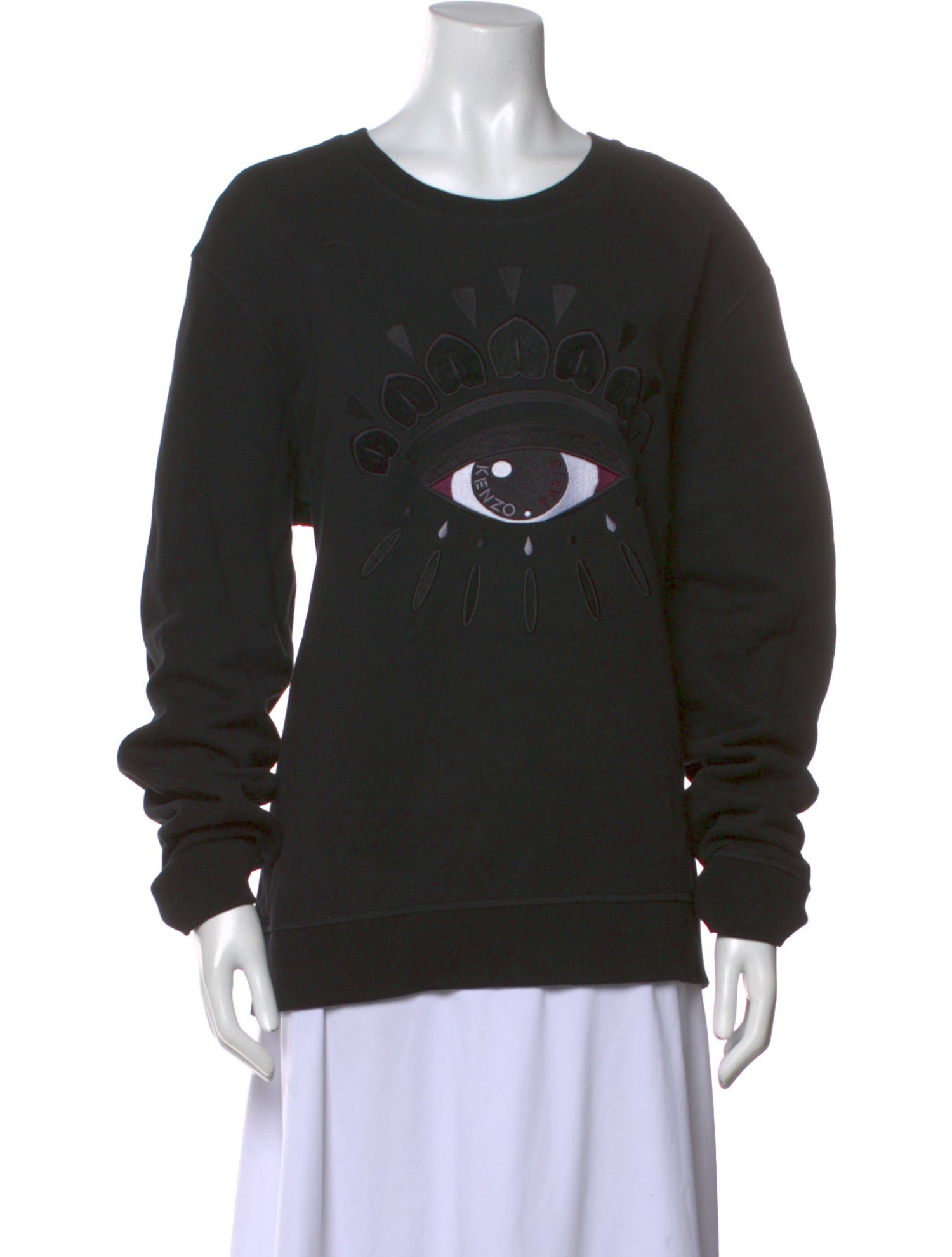 Kenzo Graphic Print Crew Neck Sweatshirt