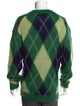 Kenzo Colorblock Pattern Crew Neck Pullover