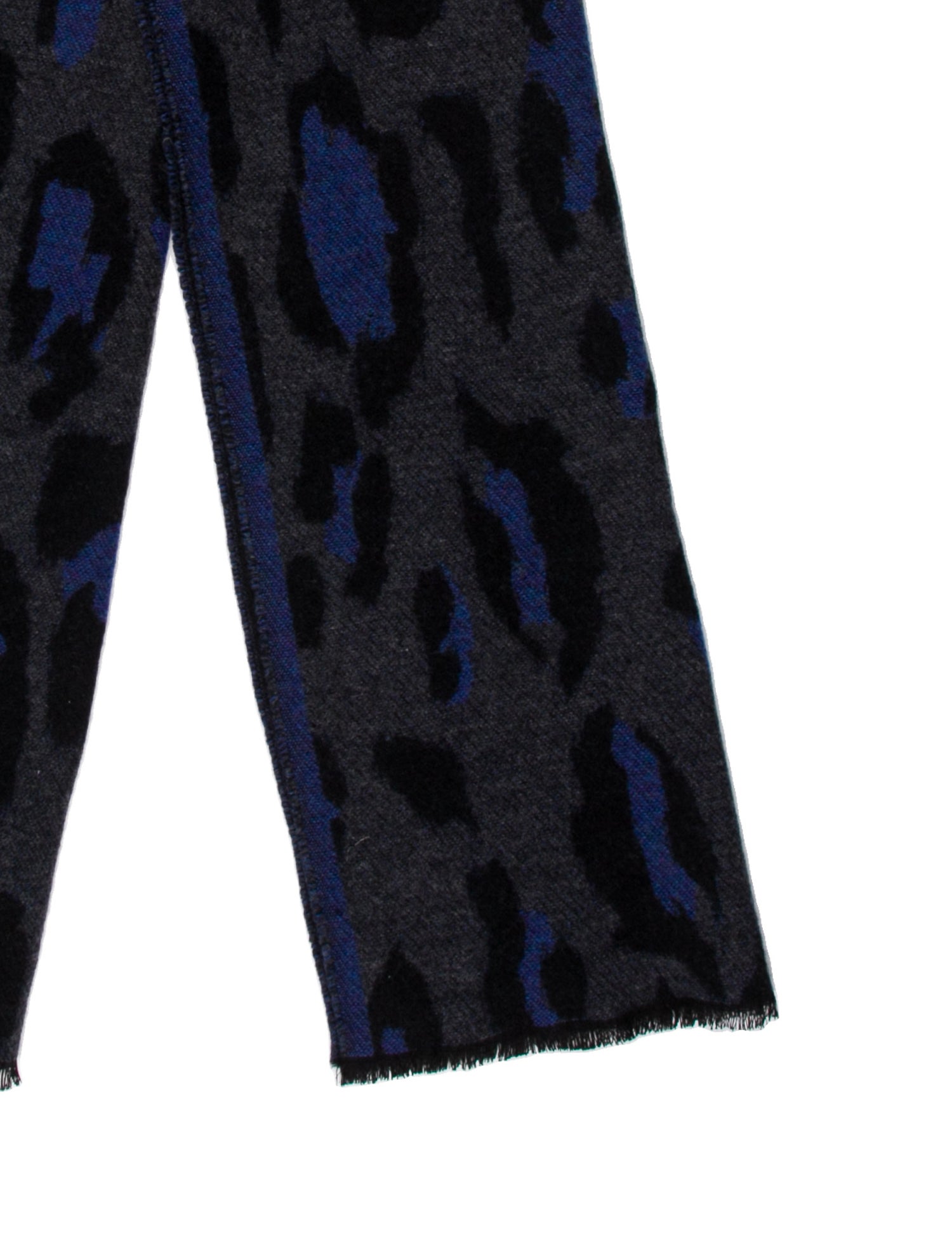 Kenzo Wool Patterned Scarf