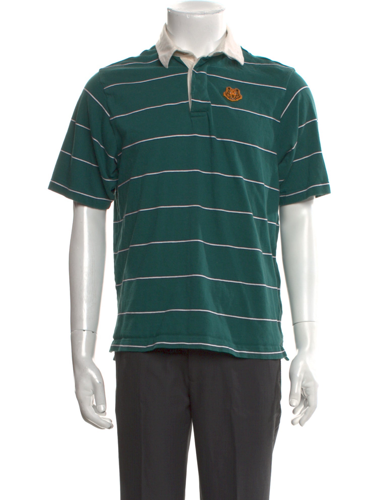 Kenzo Plaid Print Short Sleeve Shirt