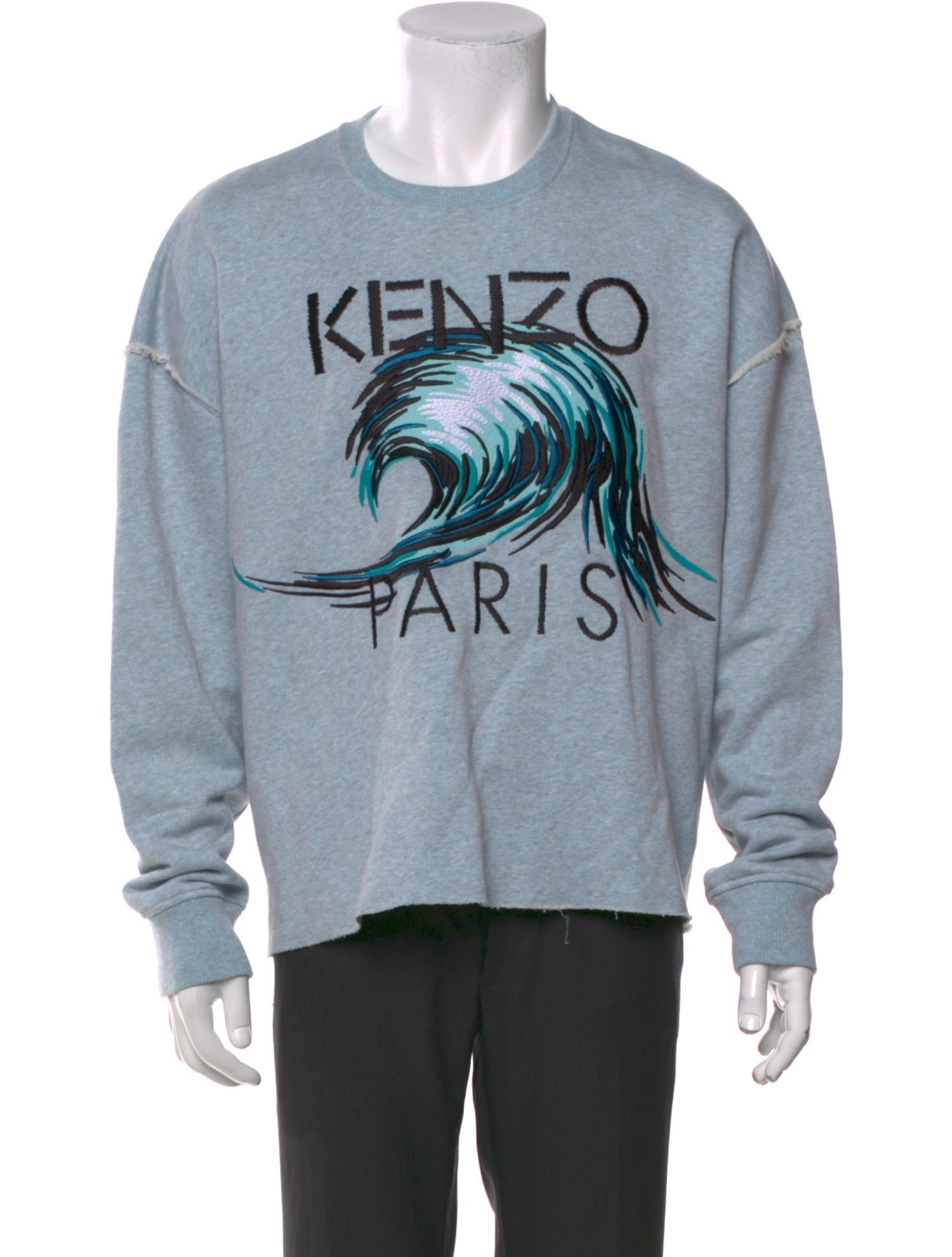 Kenzo Graphic Print Crew Neck Sweatshirt