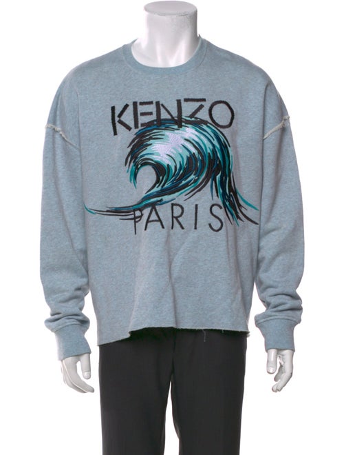 Kenzo Graphic Print Crew Neck Sweatshirt