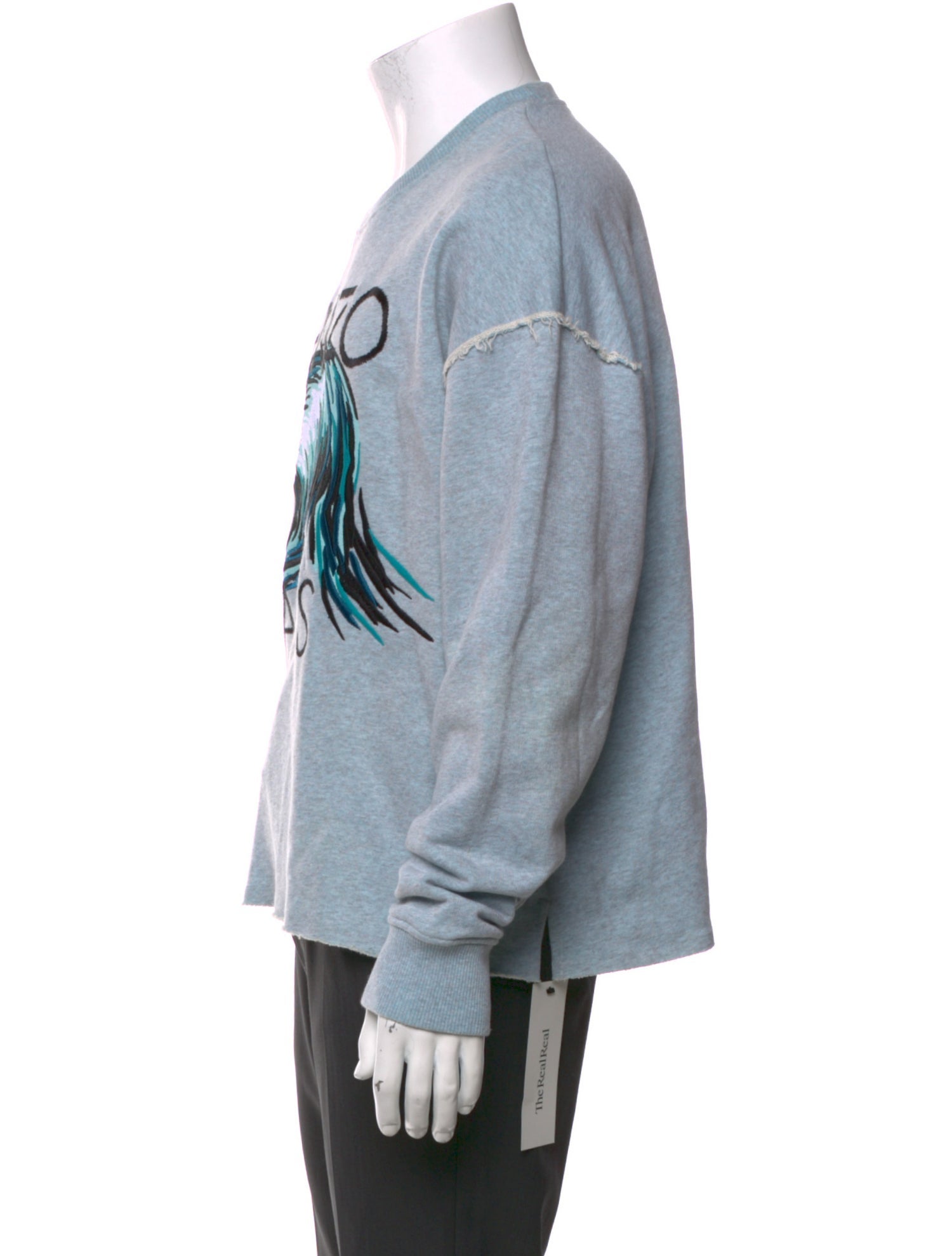 Kenzo Graphic Print Crew Neck Sweatshirt