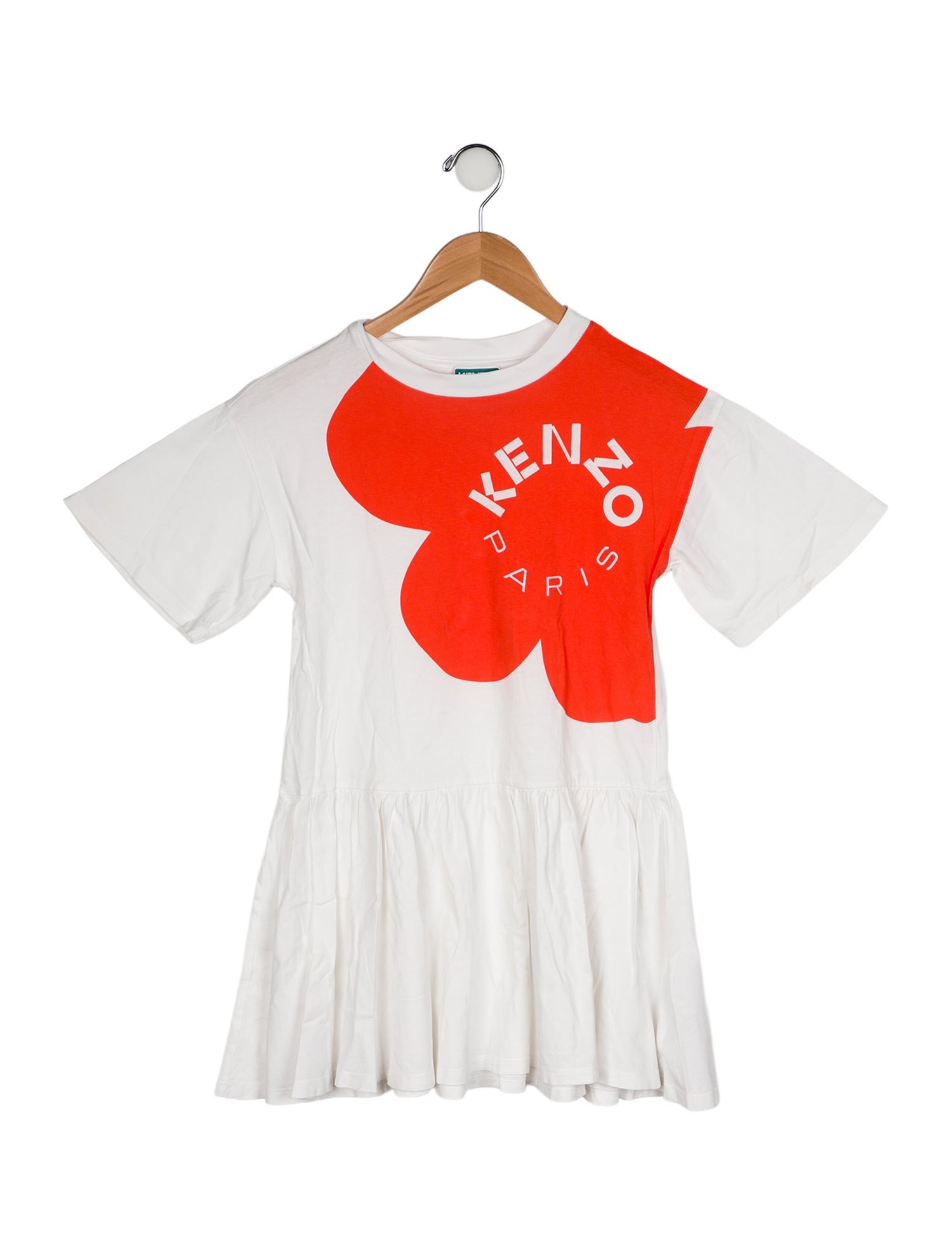 Kenzo Girls' Graphic Printed Short Sleeve Top