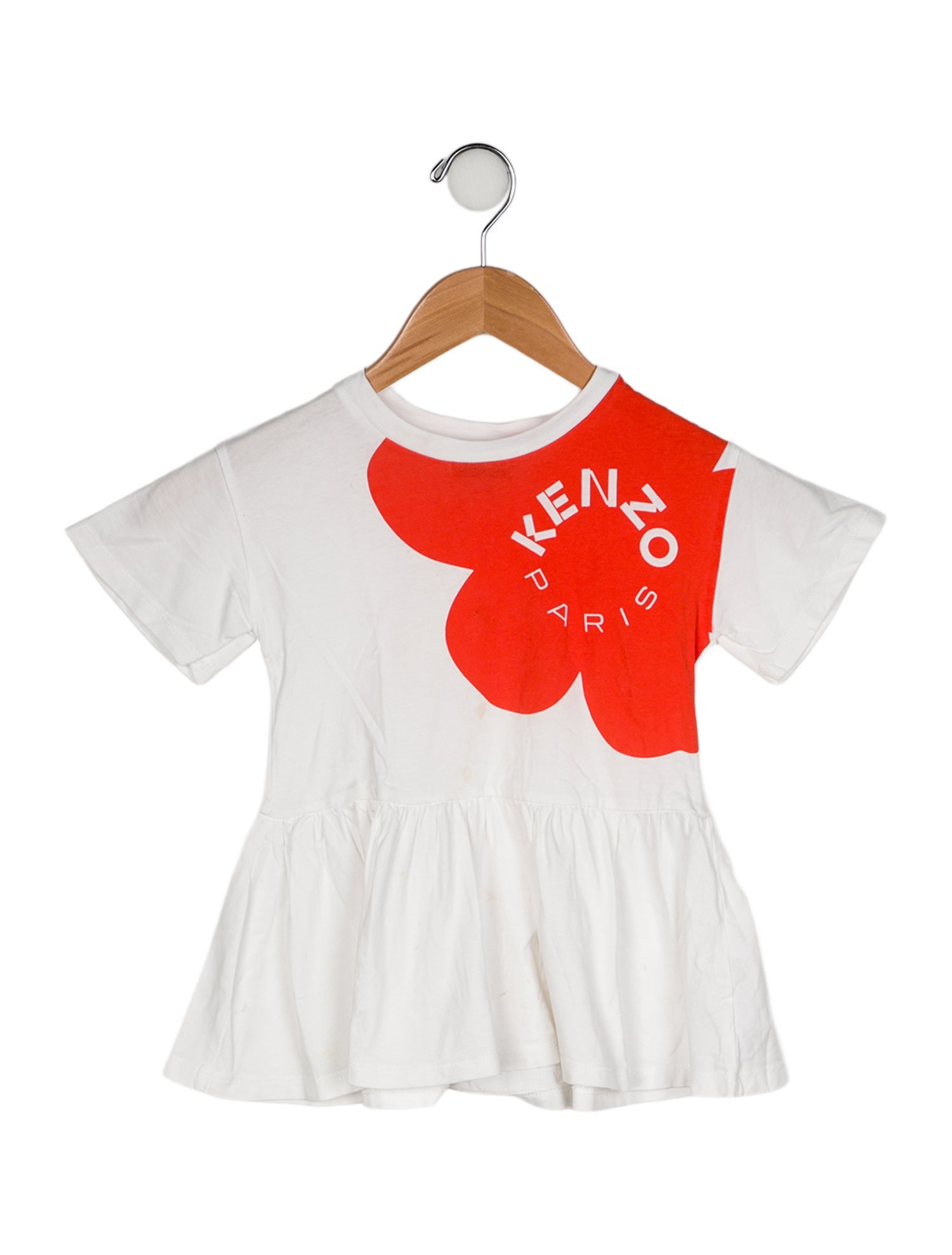 Kenzo Toddler Girls' Graphic Printed Short Sleeve Top