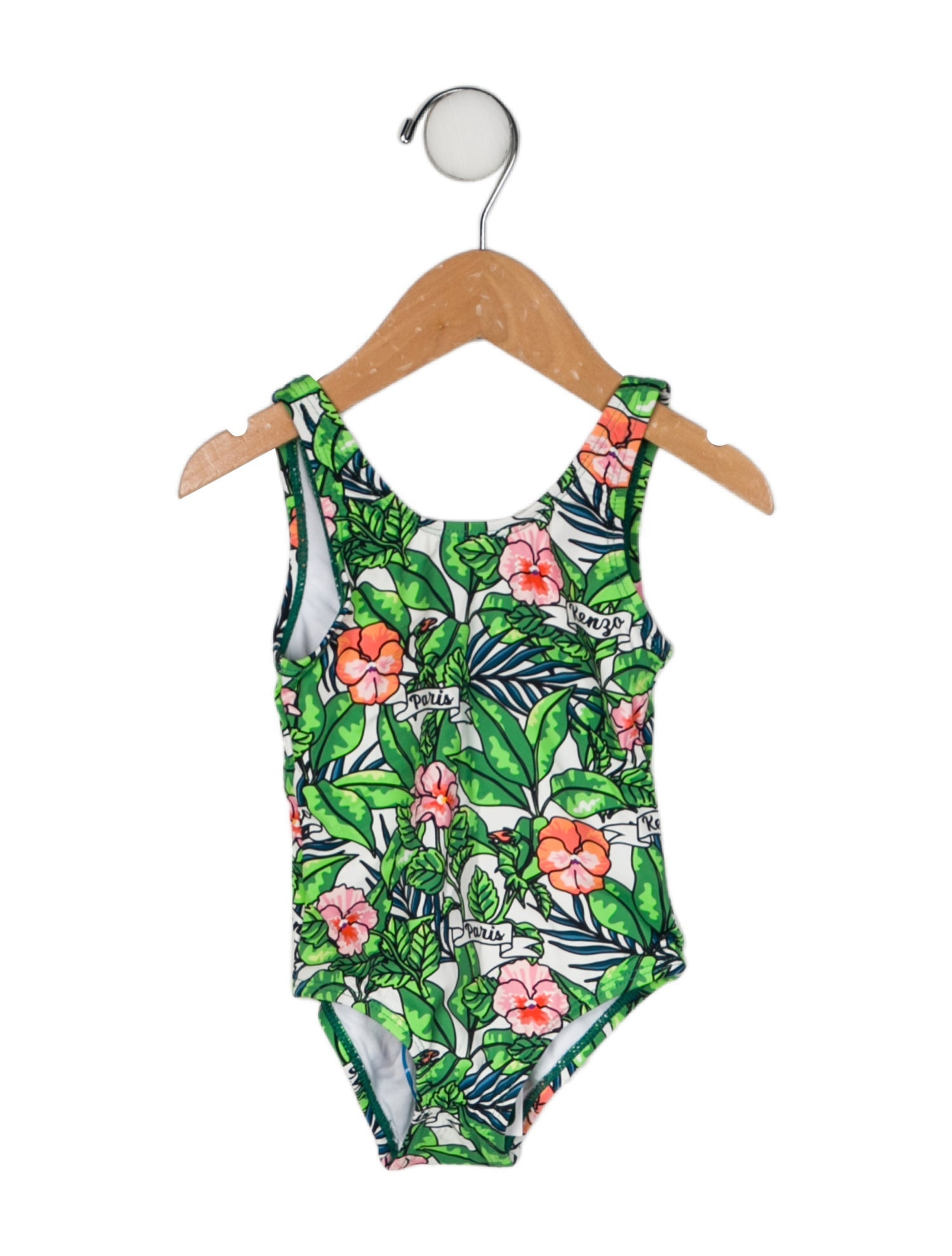 Kenzo Toddler Girls' Pattern Printed One-Piece Swimsuit w/Tags