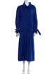 Kenzo Cowl Neck Long Dress