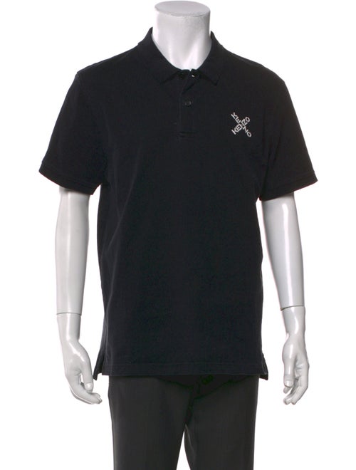 Kenzo Graphic Print Collar Polo Shirt