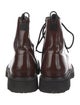 Kenzo Patent Leather Lace-Up Boots