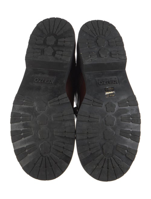 Kenzo Patent Leather Lace-Up Boots
