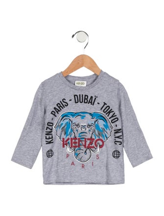 Kenzo Kids Toddlers' Graphic Long Sleeve Shirt