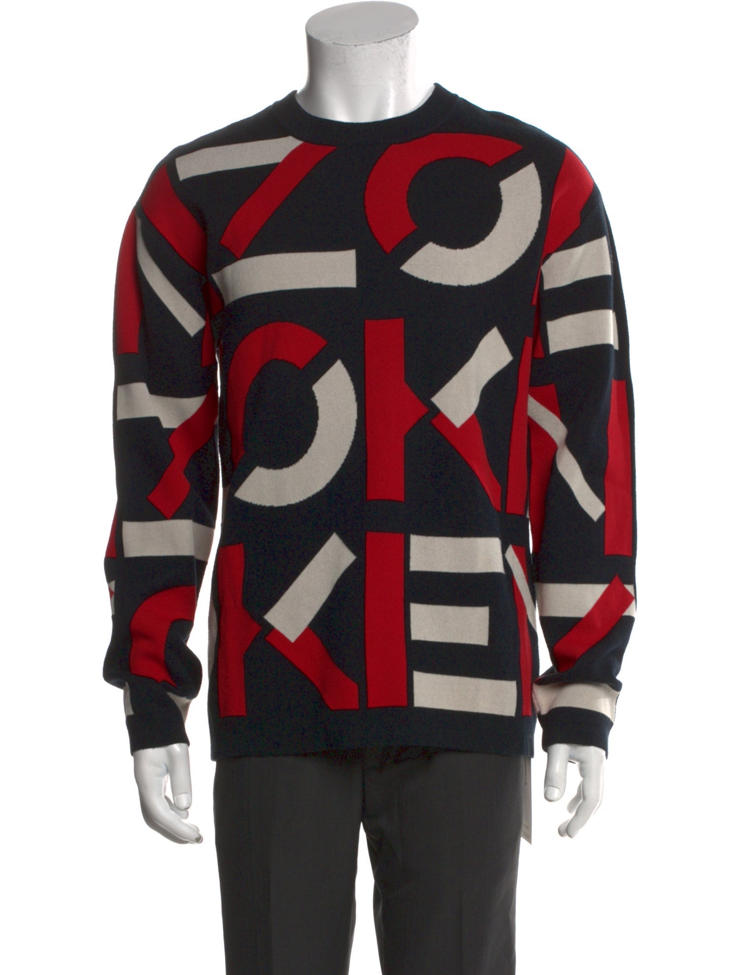 Kenzo Printed Crew Neck Pullover