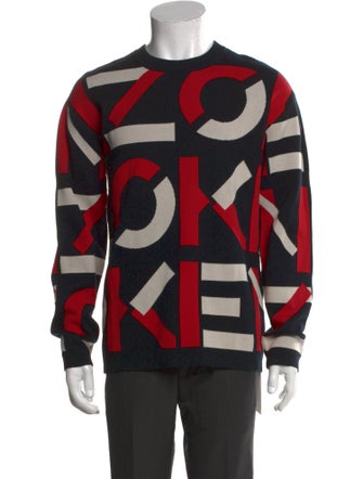 Kenzo Printed Crew Neck Pullover
