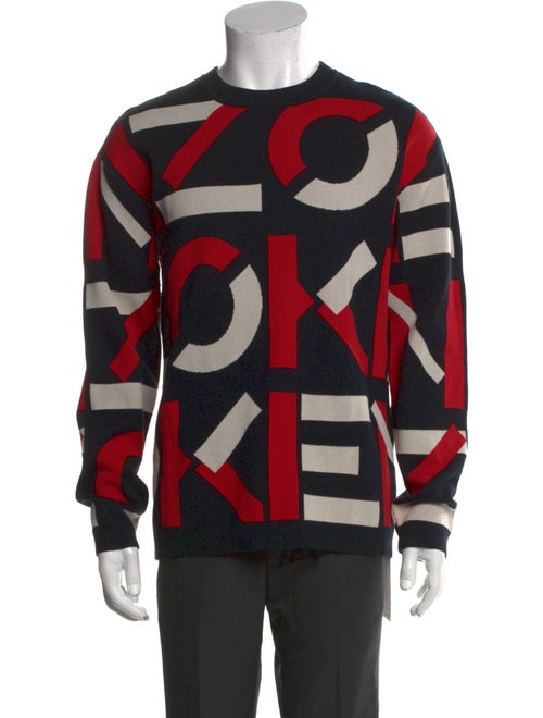 Kenzo Printed Crew Neck Pullover
