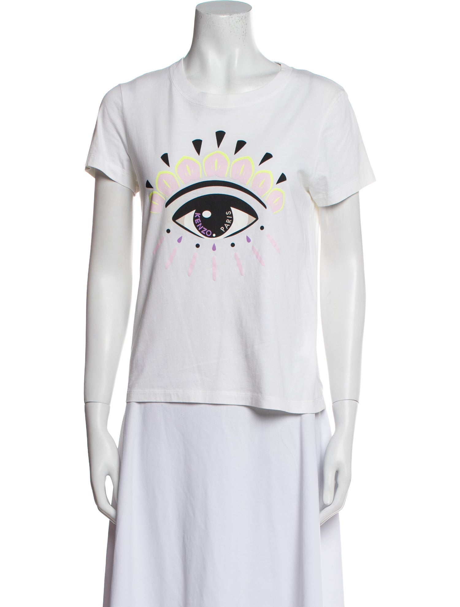 Kenzo Graphic Print Crew Neck T-Shirt