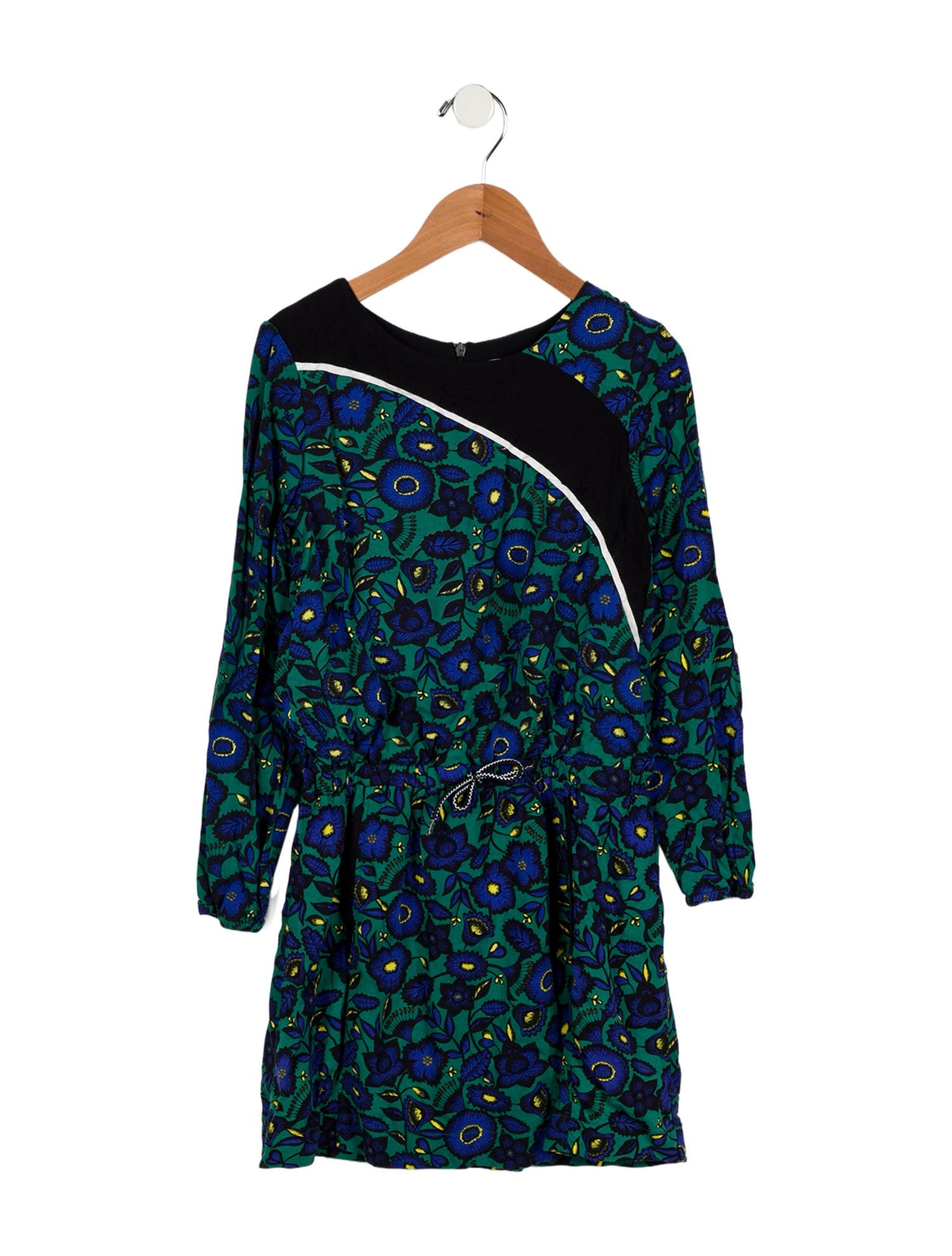 Kenzo Kids Girls' Patterned Long Sleeve Dress