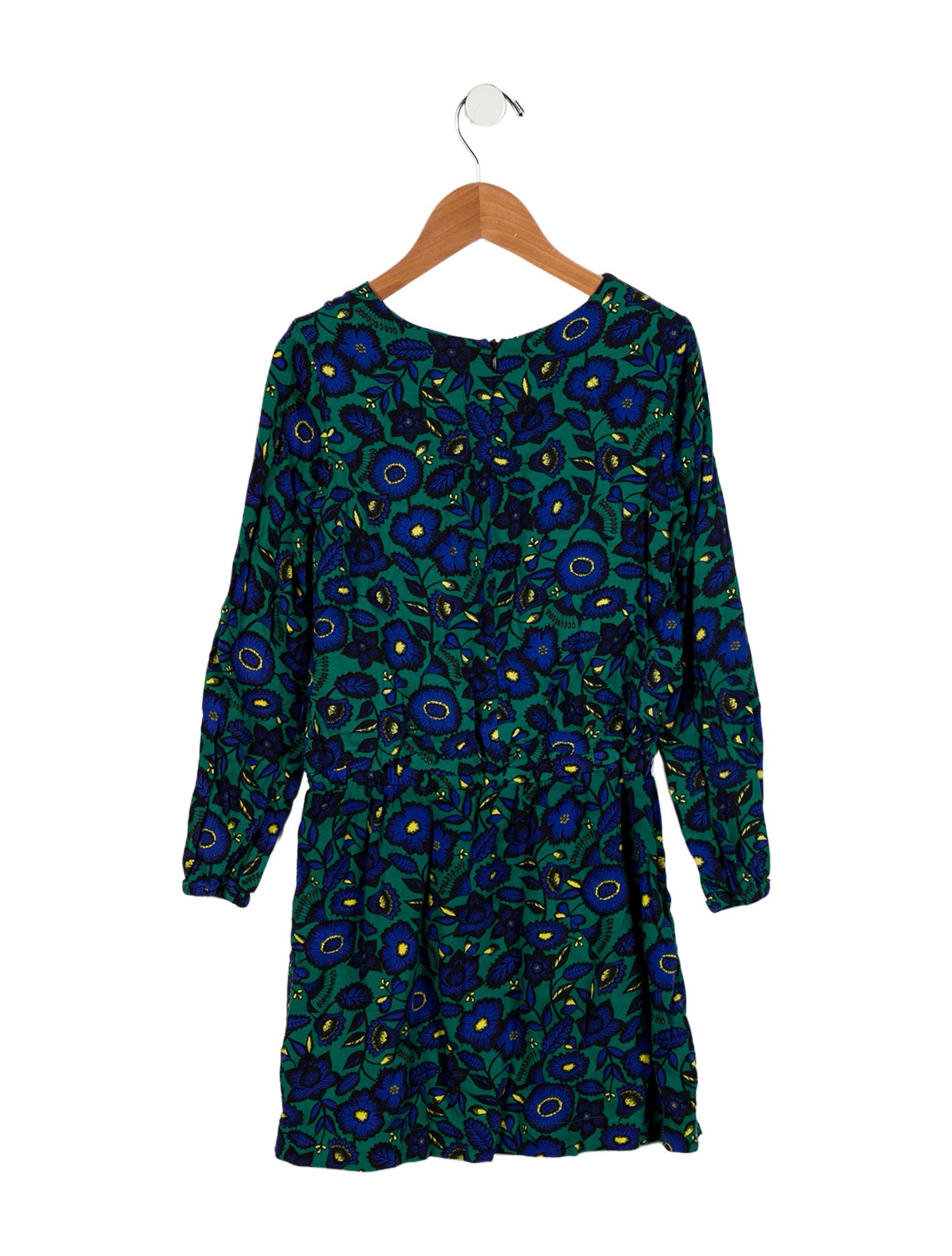 Kenzo Kids Girls' Patterned Long Sleeve Dress