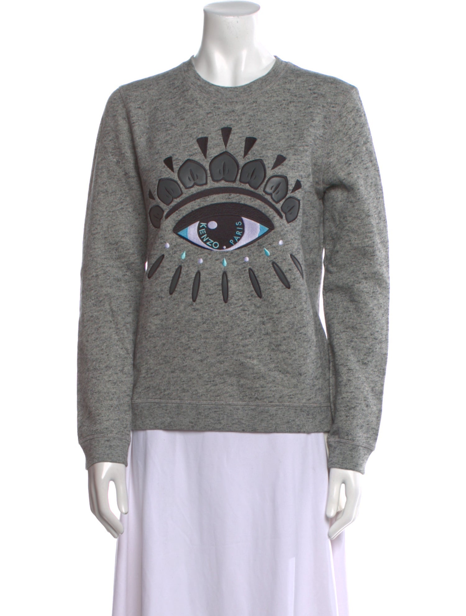 Kenzo Graphic Print Crew Neck Sweatshirt