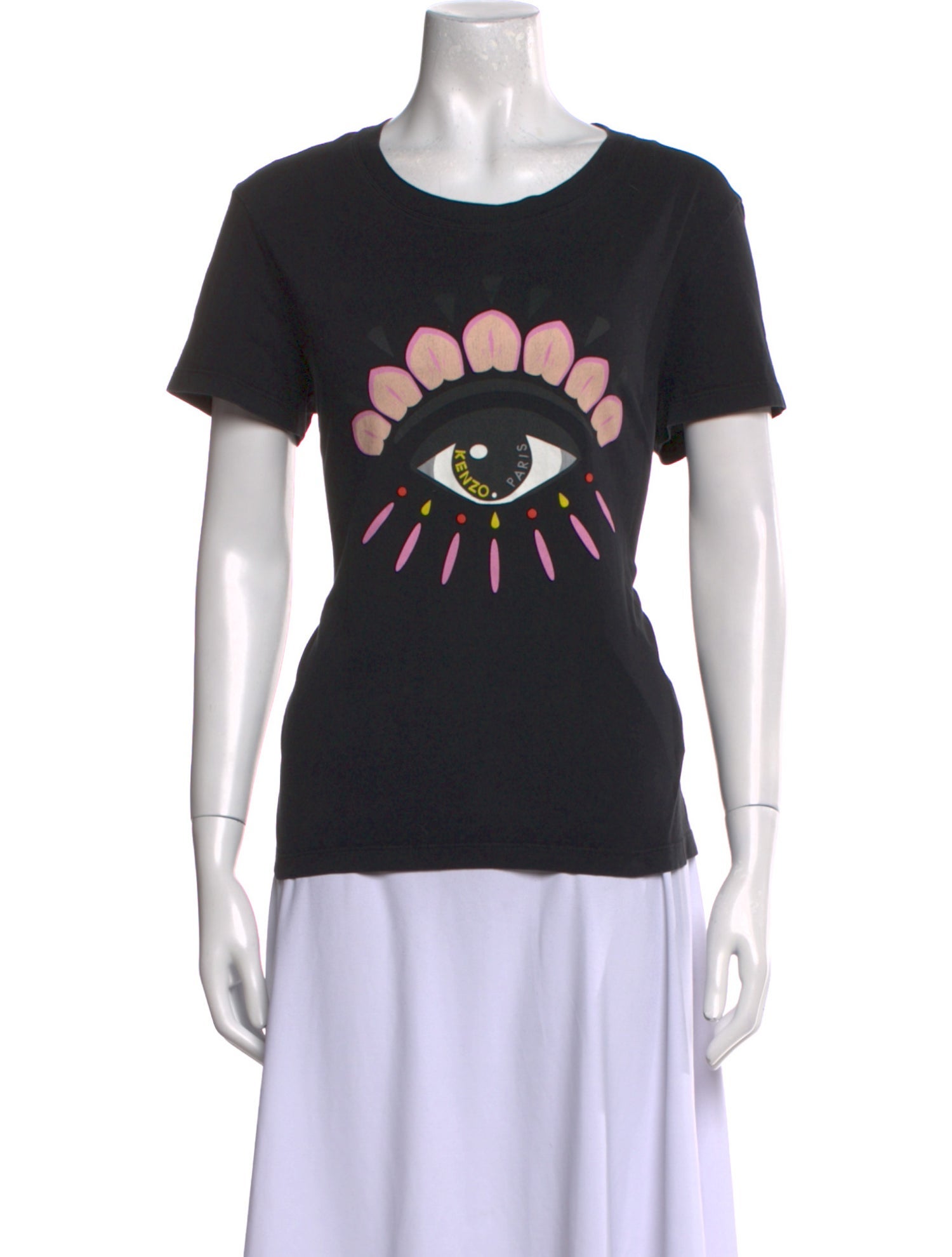 Kenzo Graphic Print Crew Neck T-Shirt