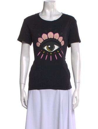 Kenzo Graphic Print Crew Neck T-Shirt