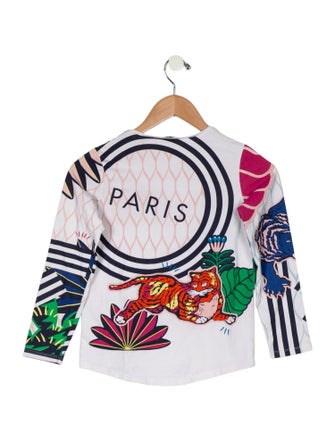 Kenzo Girl's Long Sleeve T-Shirt