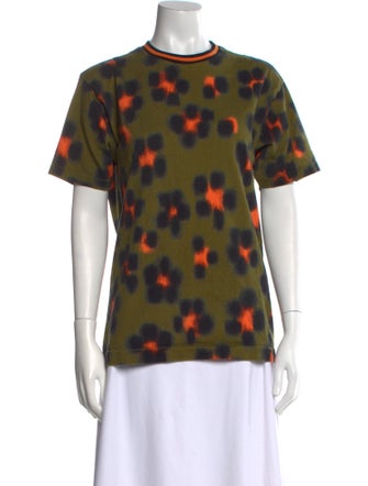 Kenzo Printed Mock Neck T-Shirt