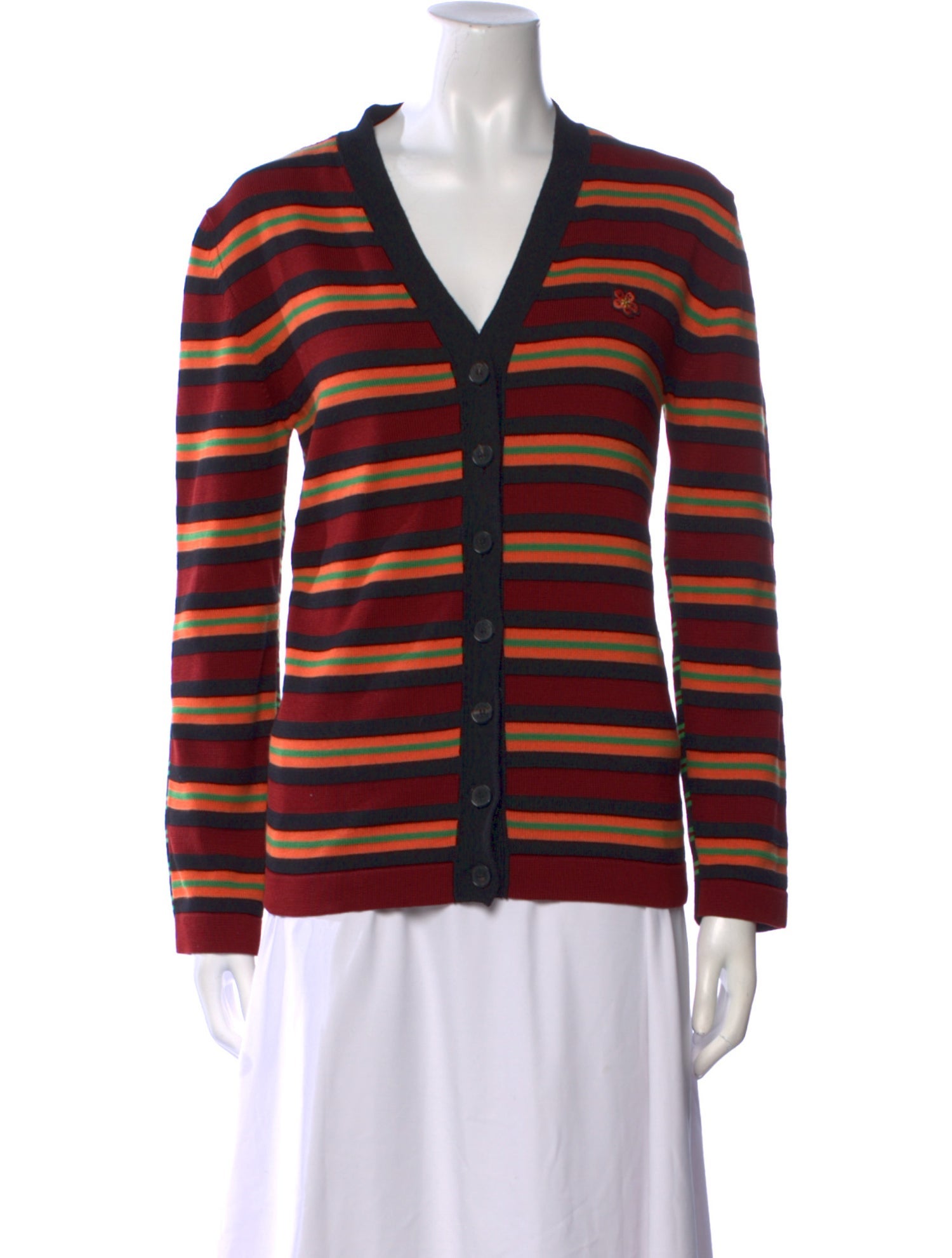 Kenzo Striped V-Neck Sweater