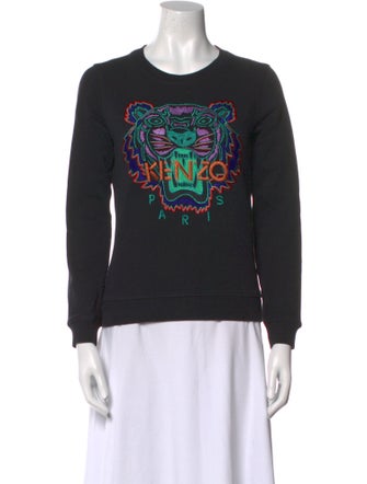 Kenzo Graphic Print Crew Neck Sweatshirt