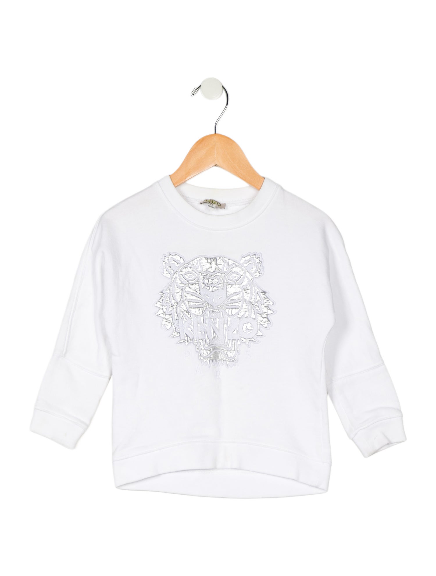 Kenzo Girls Long Sleeve Logo Print Sweatshirt