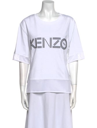 Kenzo Graphic Print Crew Neck T-Shirt