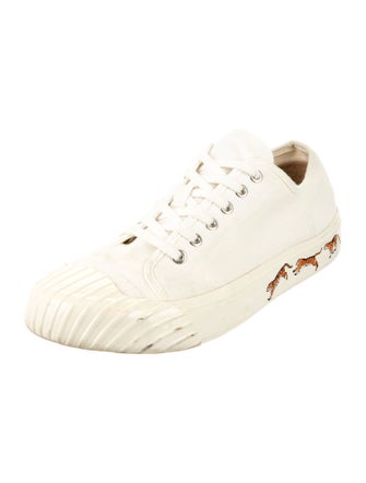 Kenzo Canvas Printed Sneakers
