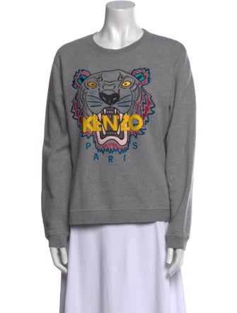 Kenzo Graphic Print Crew Neck Sweatshirt