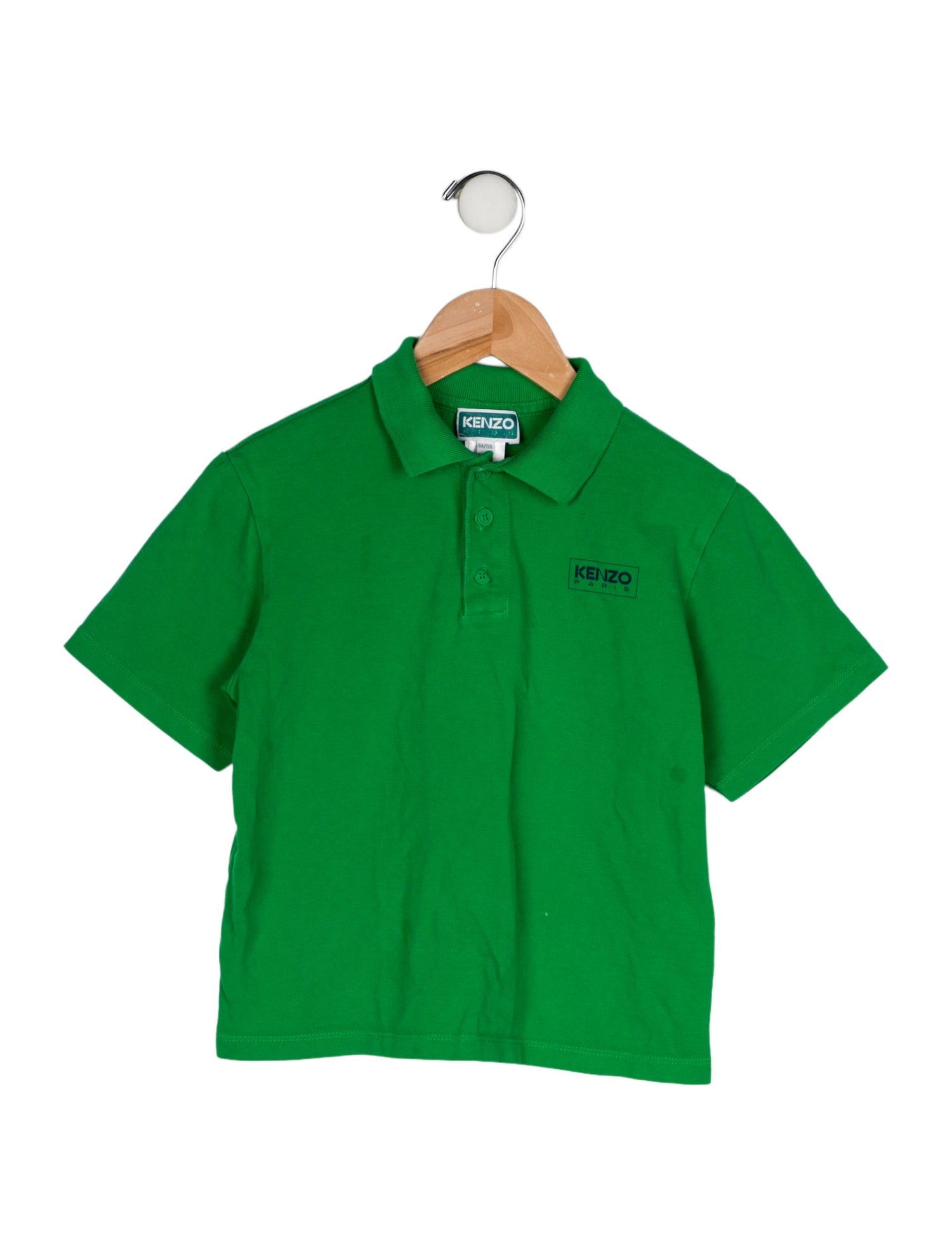 Kenzo Logo Printed Short Sleeve Polo Shirt
