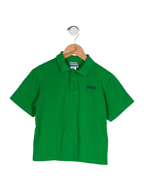 Kenzo Logo Printed Short Sleeve Polo Shirt