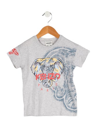 Kenzo Toddler Boys' Logo Print Short Sleeve Shirt