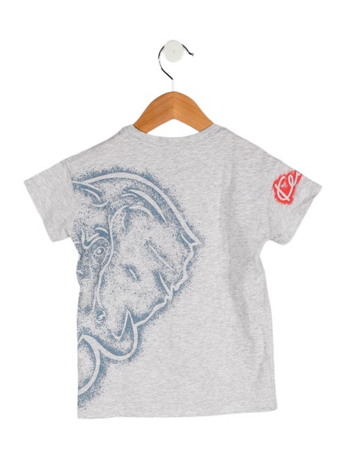 Kenzo Toddler Boys' Logo Print Short Sleeve Shirt