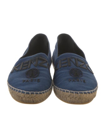 Kenzo Signature Logo Canvas Espadrilles