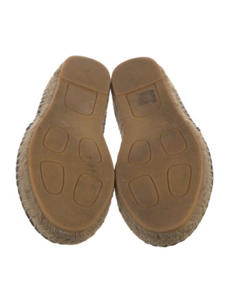 Kenzo Signature Logo Canvas Espadrilles