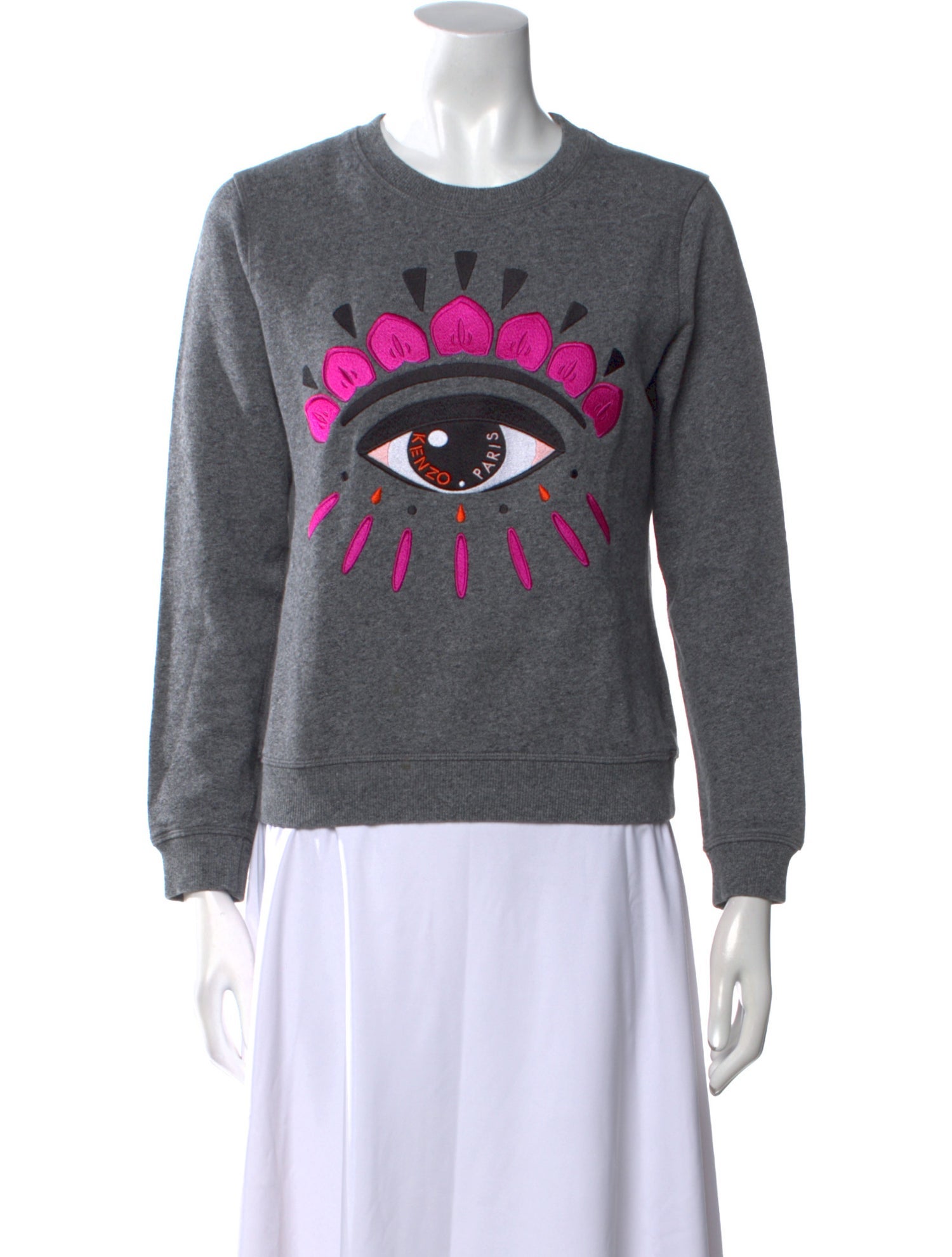 Kenzo Graphic Print Crew Neck Sweatshirt
