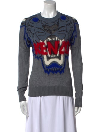 Kenzo Printed Crew Neck Sweater