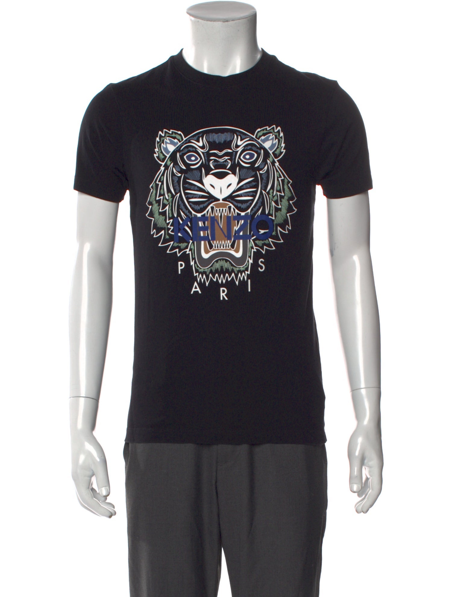 Kenzo Graphic Print Crew Neck T-Shirt